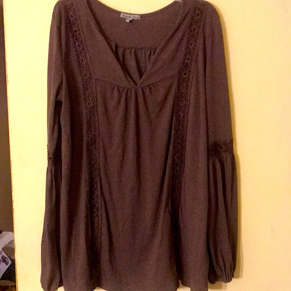 Charlotte Russe brown top